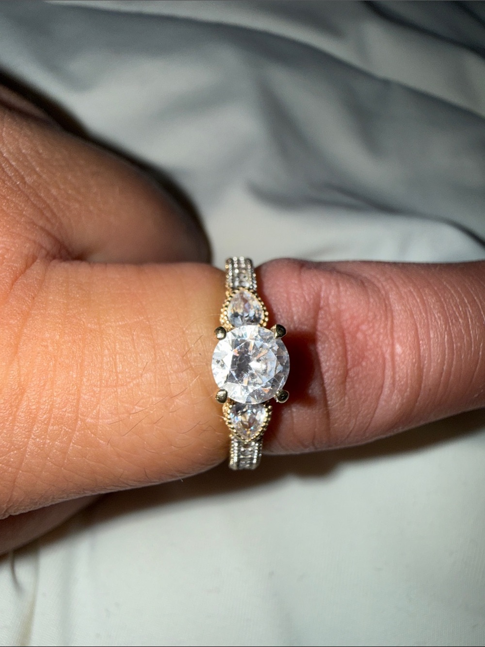 Real Yellow Gold  10KT-MEX Women's Ring